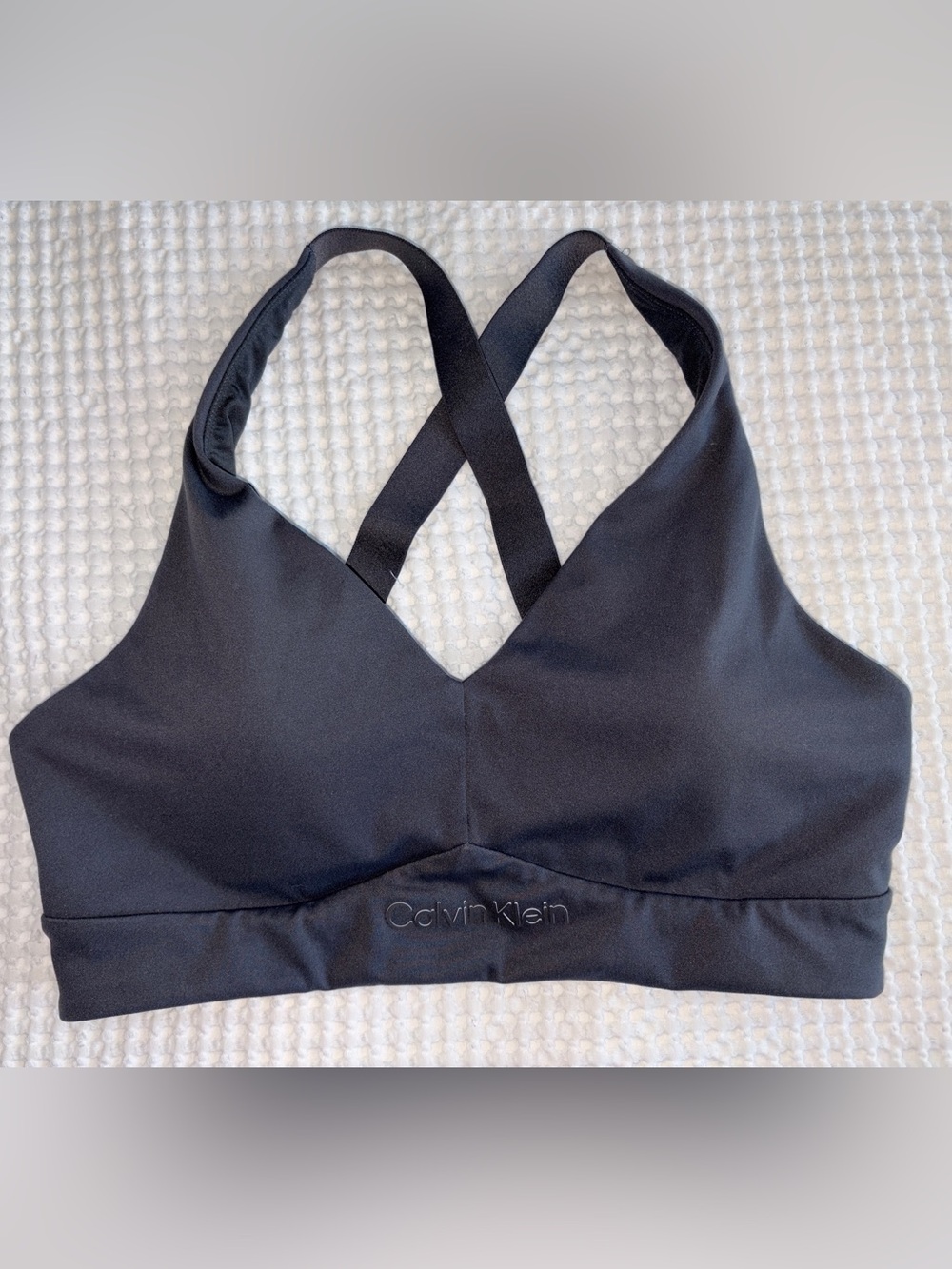 CK Cross-Strap Sports Bra